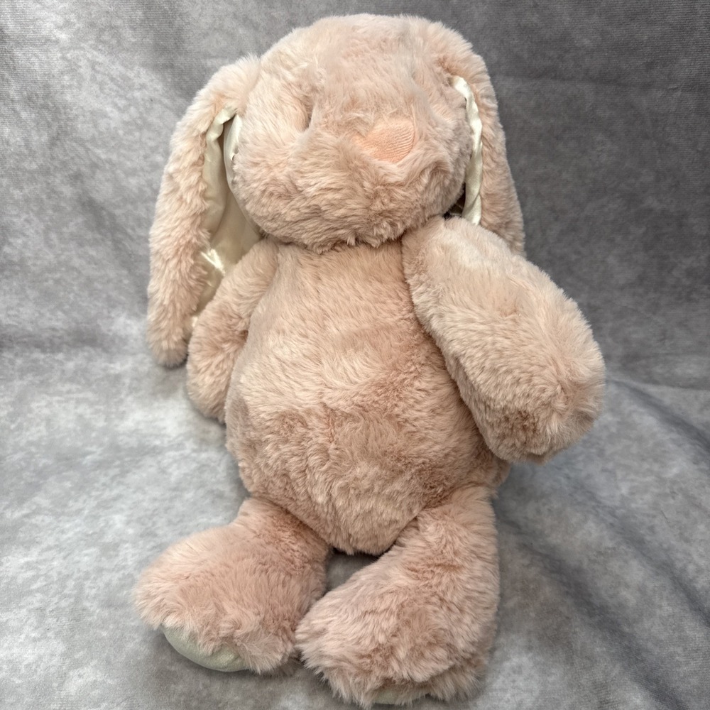 Spark Create Imagine Pink Bunny Rabbit Plush‎ Rattle Satin Ears Stuffed Animal